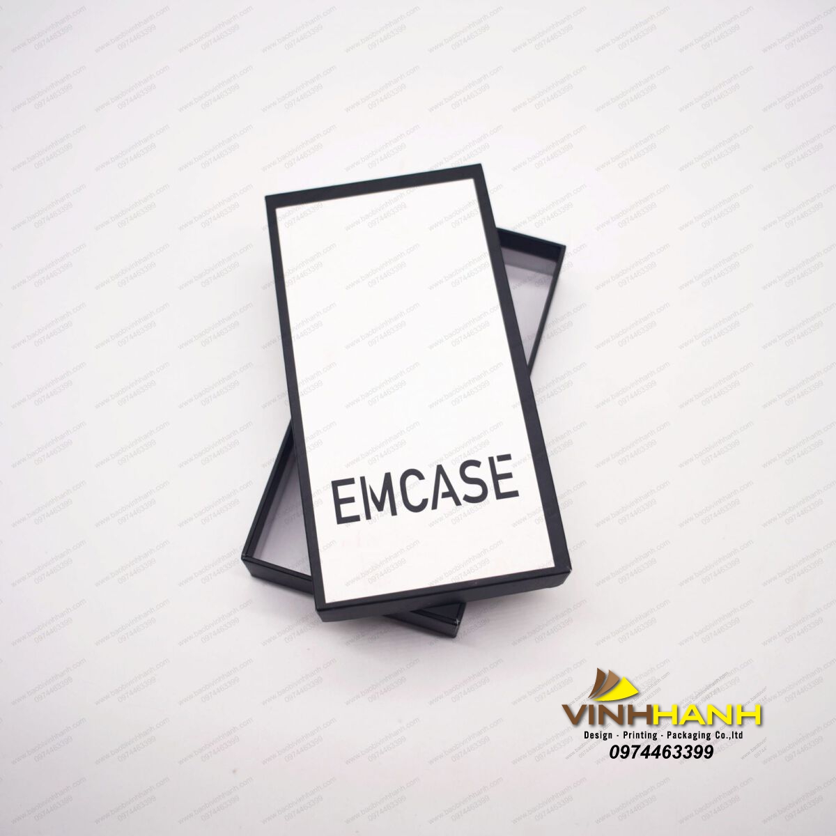 Xưởng sản xuất hộp giấy đựng phụ kiện điện thoại, in logo theo yêu cầu thương hiệu, cửa hàng 83 Hộp đựng Emcase