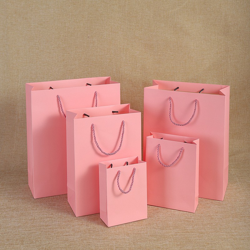 Small Pink Paper Gift Bag | sdr.com.ec