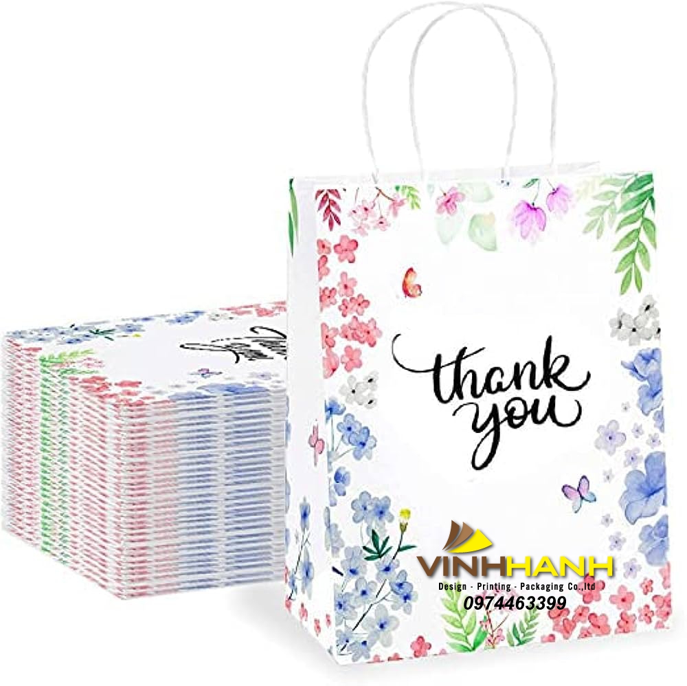 Thank You Gift Bags 50 Pack 8